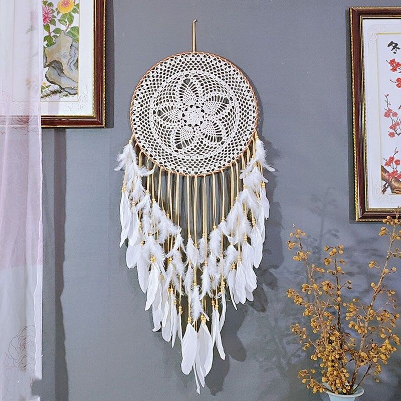 Indian Feather Dream Catcher with Light – Wedding Decor