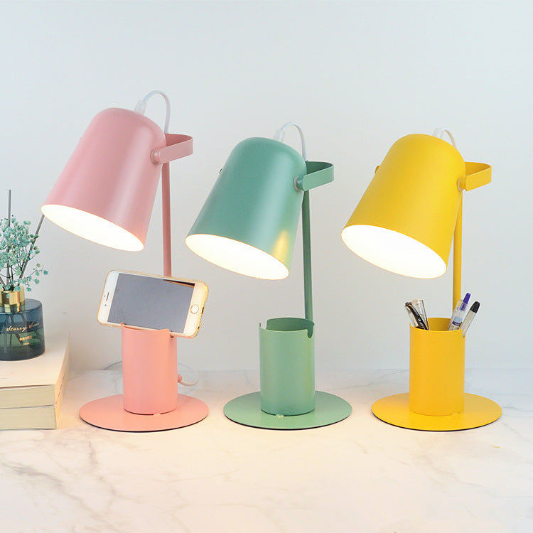 Nordic LED Desk Lamp with Pen Holder for Study & Bedroom 💡