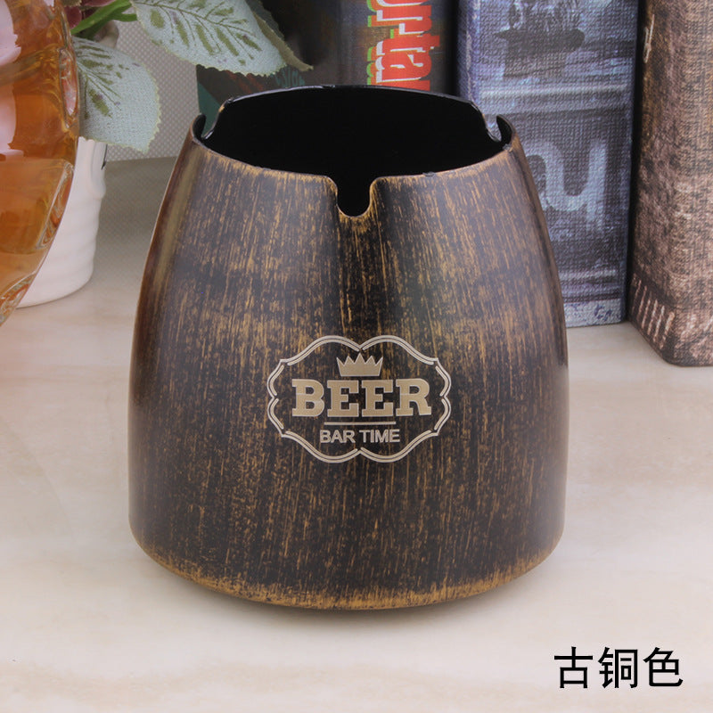 Covered Stainless Steel Ashtray – Factory Direct Gift