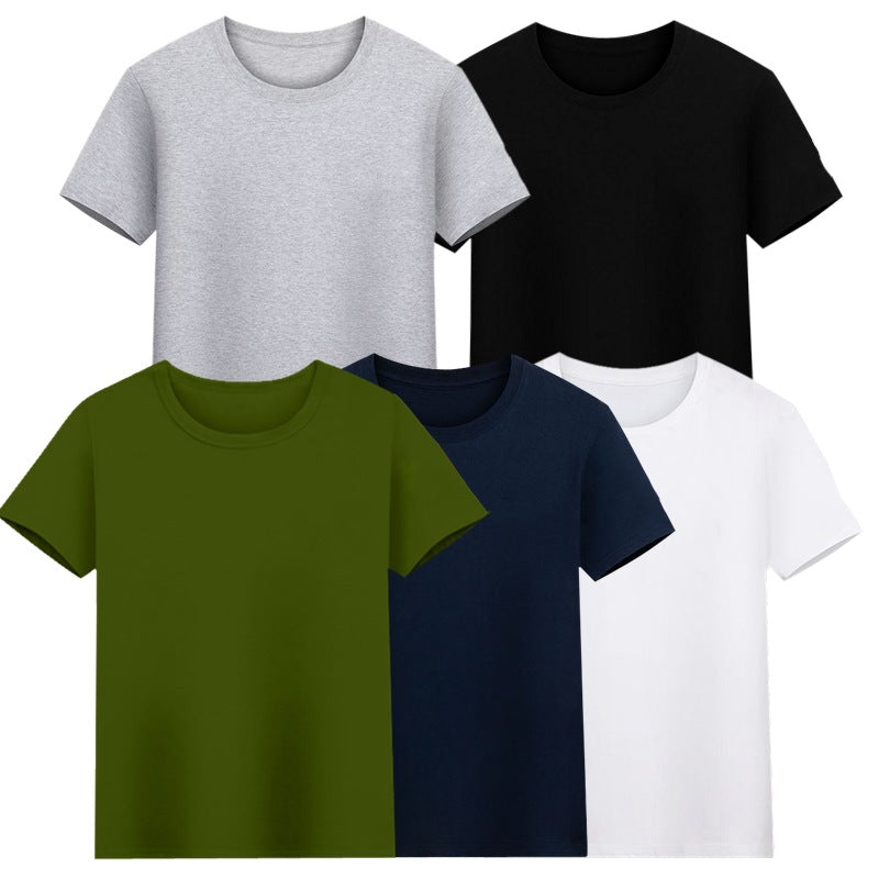 Men's Slim Fit Round Neck Half Sleeve T-Shirt – Trendy &