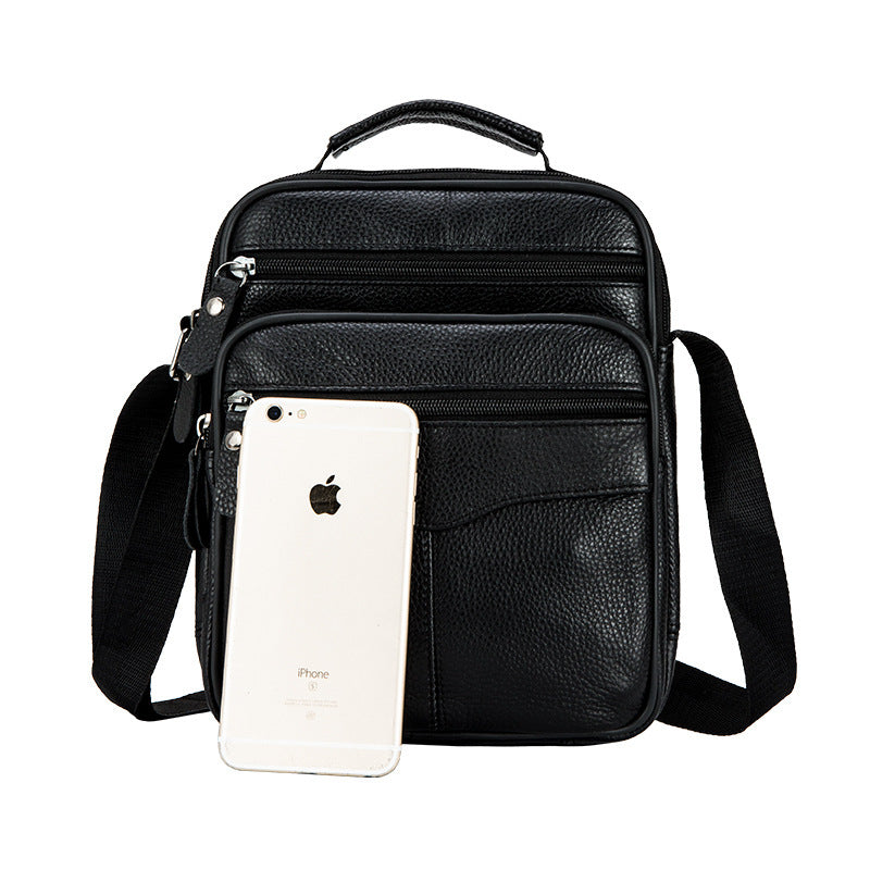 Pure Leather Crossbody Bag | Top Layer Cowhide