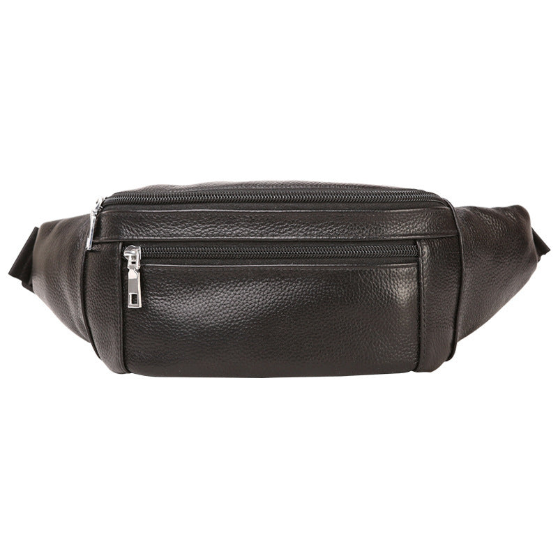 Men’s Leather Waist & Chest Bag – Business Crossbody Bag