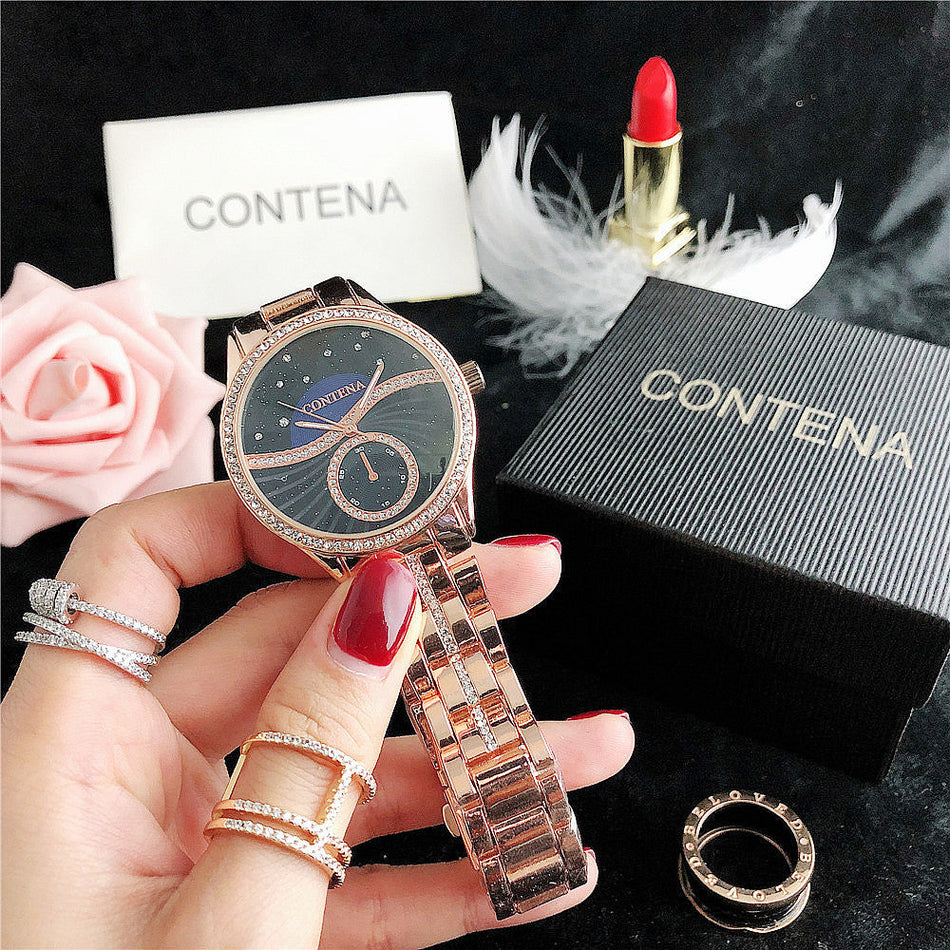 Shell Surface Quartz Women’s Watch – Chic Women’s Accessory