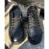 INSTOCK- Men's Black flat bottom shoes
