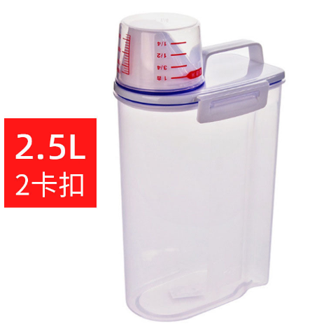 INSTOCK-Japanese-style plastic portable sealed rice bucket with