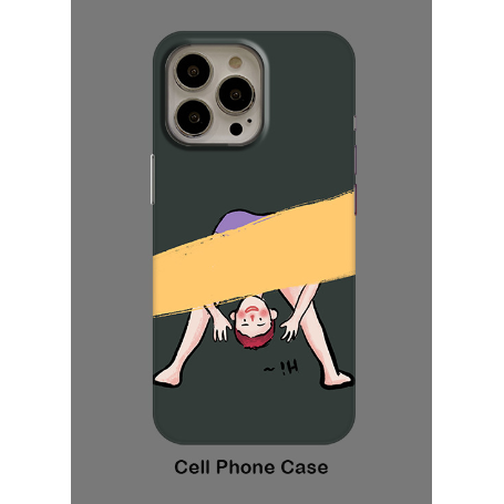 INSTOCK- Funny Hi applicable iPhone hard shell mobile phone case.