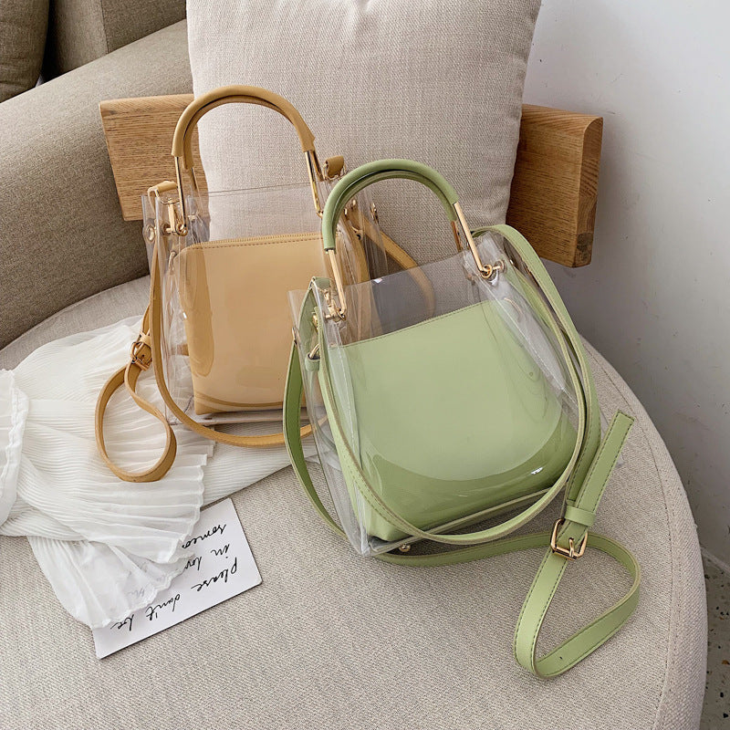 INSTOCK-Summer Satchel Transparent Bag