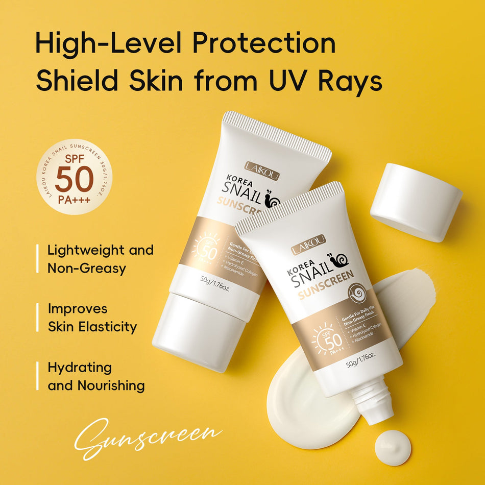 🐌 Snail Sunscreen Hydrating UV Protection Cream 50g