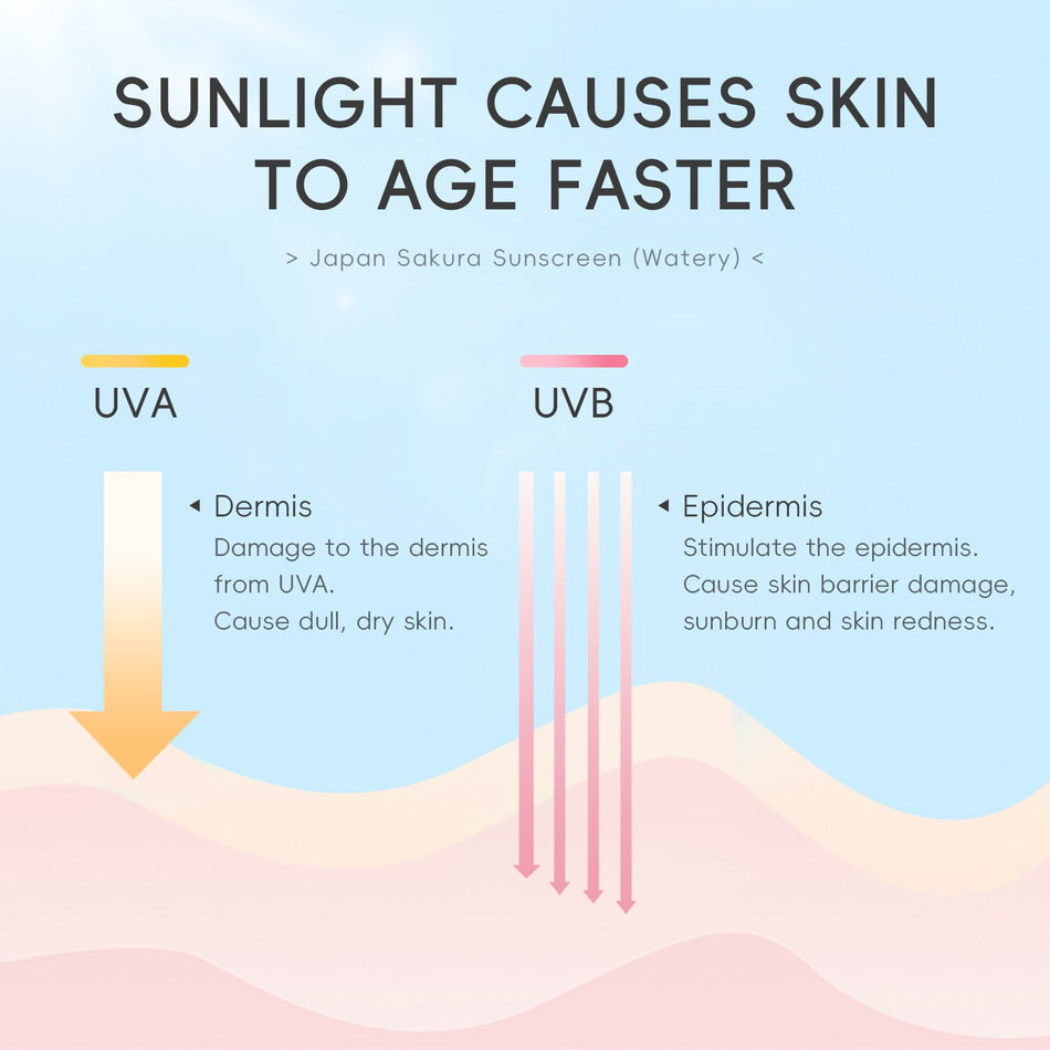 🌸 Cherry Blossom Sunscreen Moisturizing Cream 50g