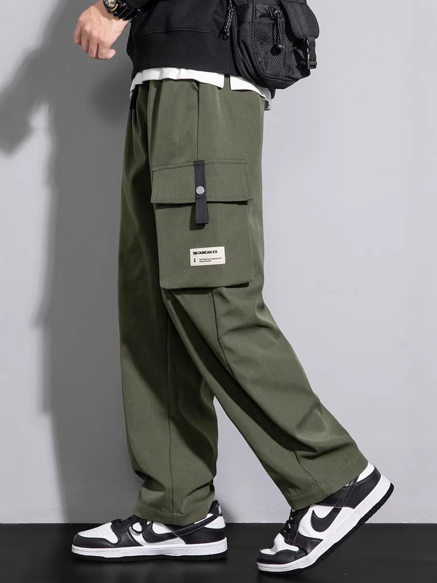 Men’s Plus Size Fleece Work Pants – Loose Casual Fit