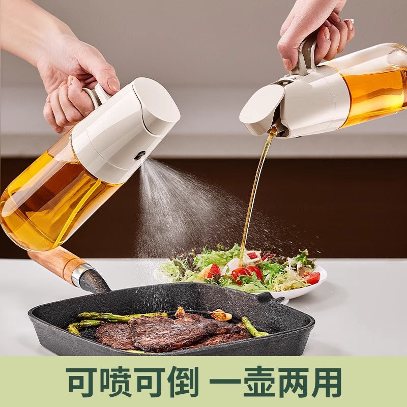 Oil Spray Bottle Glass Leak-Proof Kitchen Spray Pour Pro Use