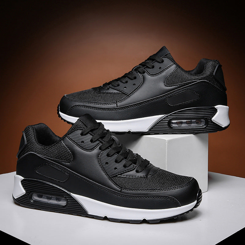 Youth White Platform Sneakers – Trendy Low-Top Shoes