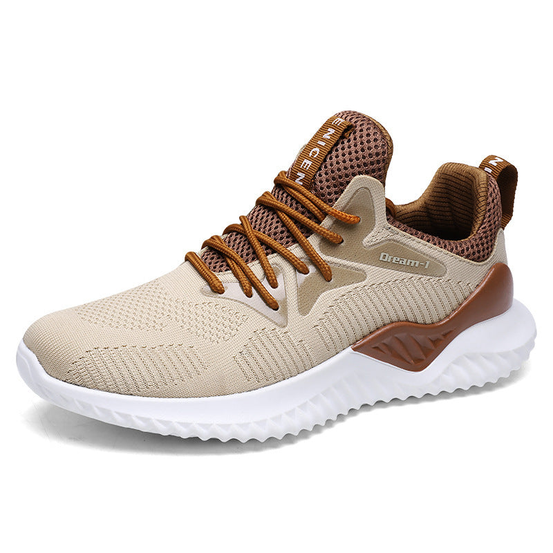 Men’s Large-Size Korean Fly-Knit Running Shoes – 1810