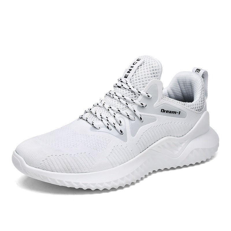 Men’s Large-Size Korean Fly-Knit Running Shoes – 1810