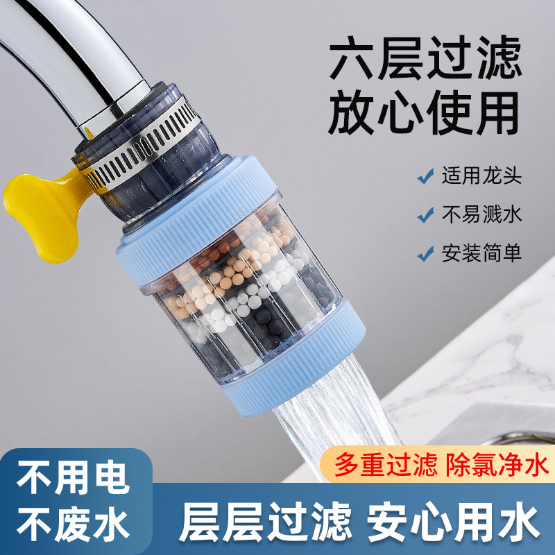 Faucet Filter Water Saving Purifier Splash Head Retractable