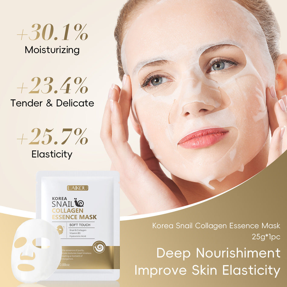 🐌 Laikou Korean Snail Protein Mask 25g – Pack of 2