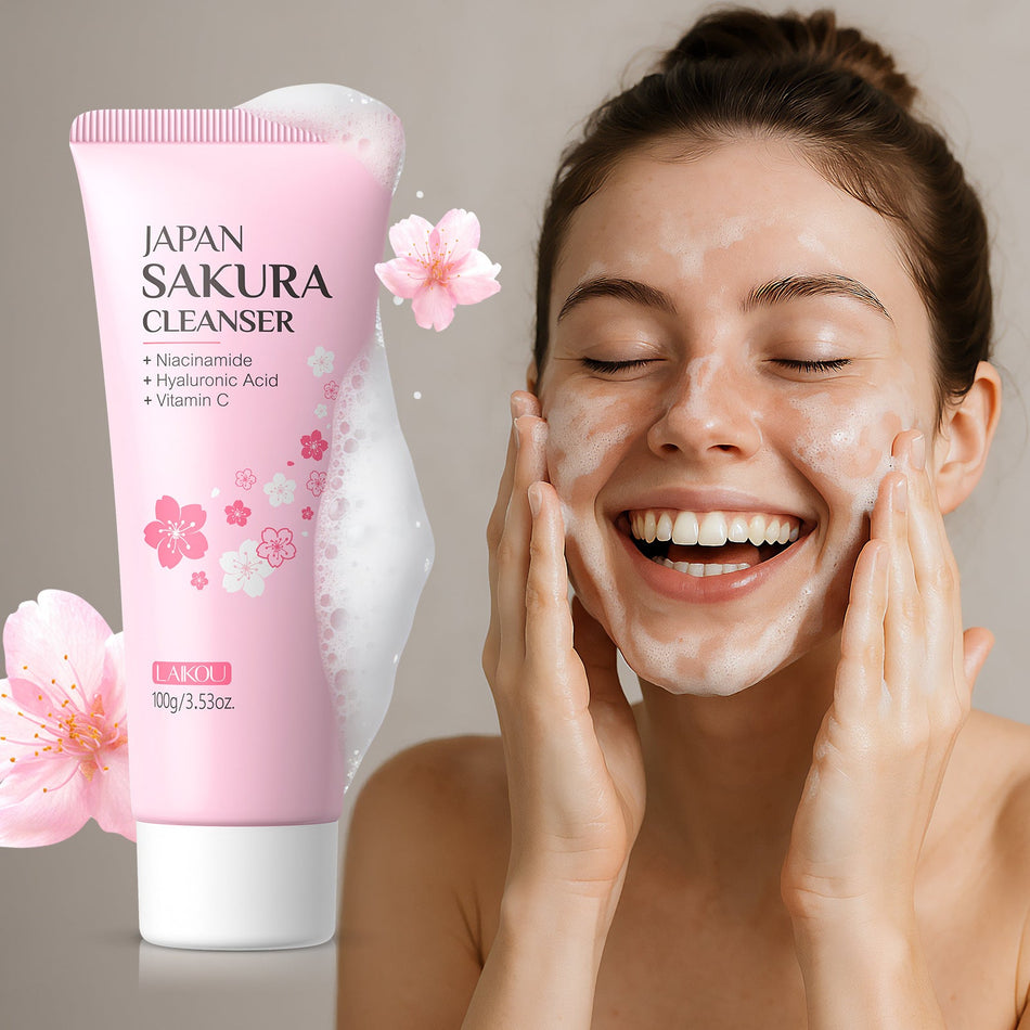 🌸 Laikou Sakura Facial Cleanser 100g