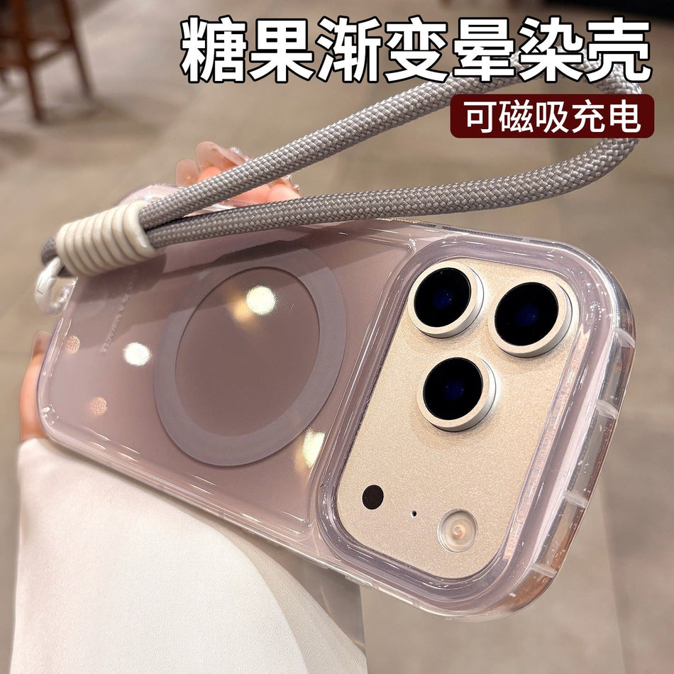 iPhone 17 Pro Max Magnetic Airbag Case with Lanyard