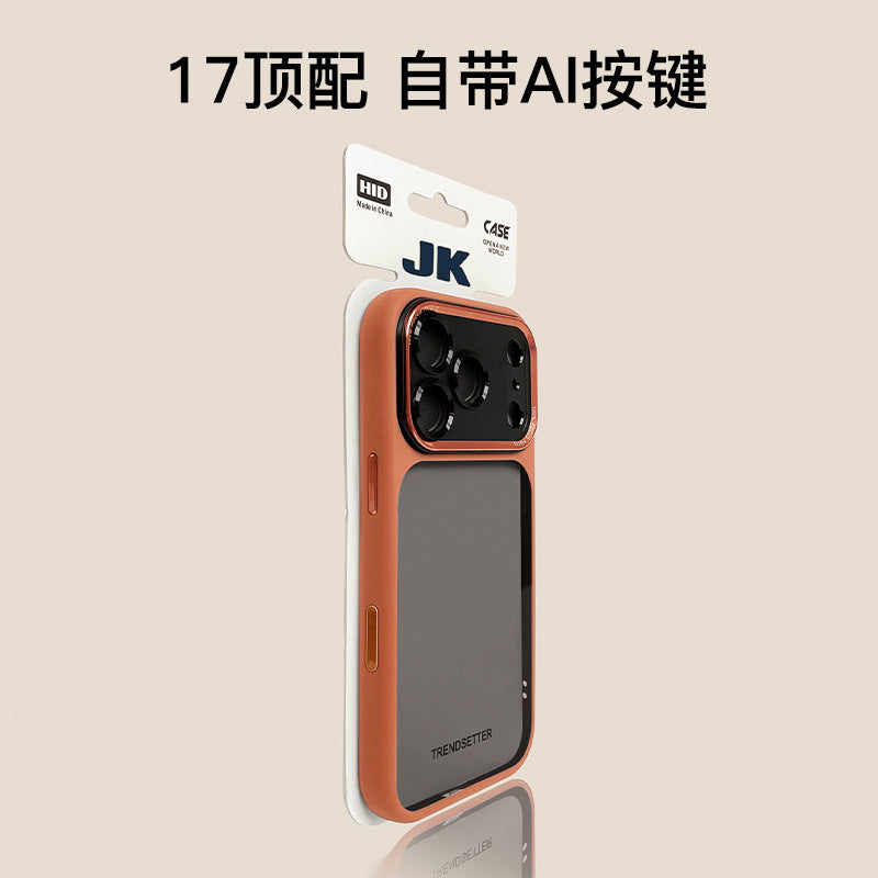 iPhone 17 Pro Case with AI Button & Metal Lens
