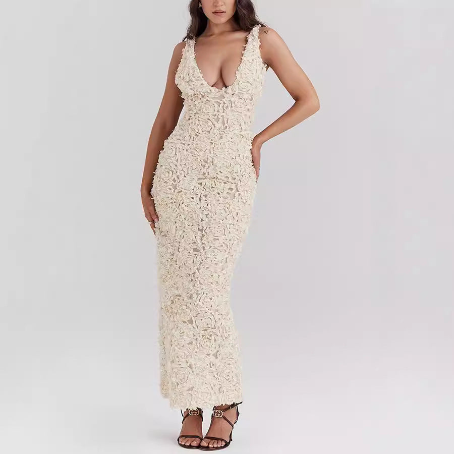 2026 Strap Split Summer Dress - INS Leisure Loose Vacation Style