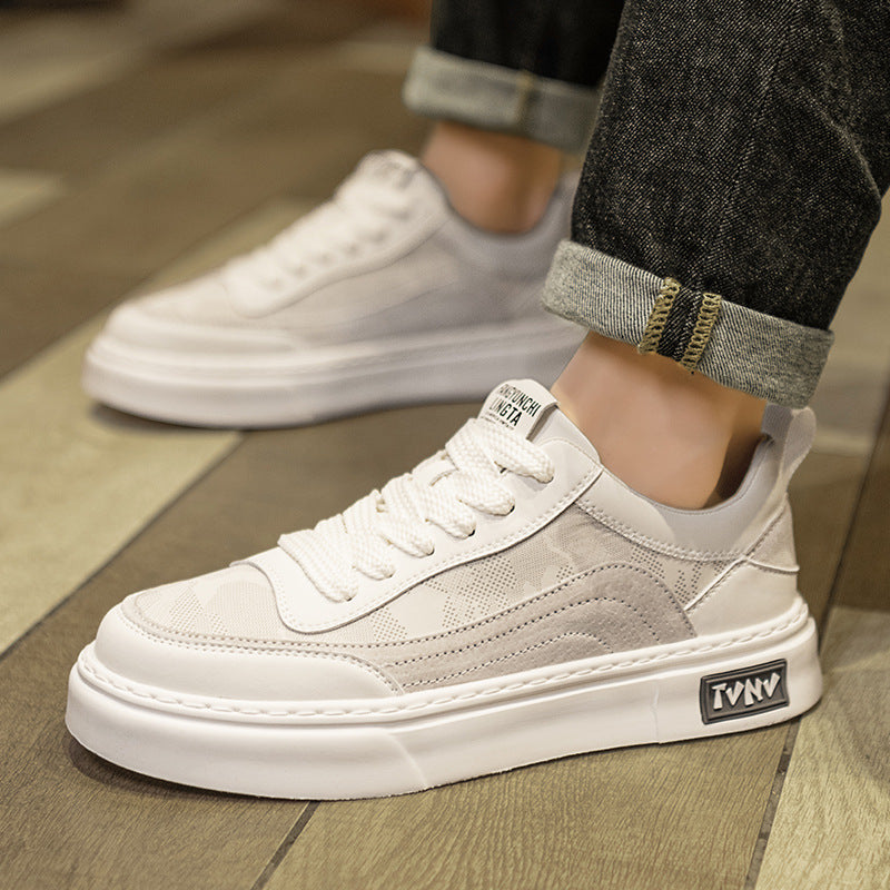 Men’s Breathable Low-Top Casual Sneakers – Spring/Summer
