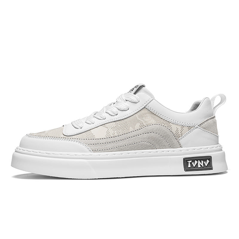 Men’s Breathable Low-Top Casual Sneakers – Spring/Summer