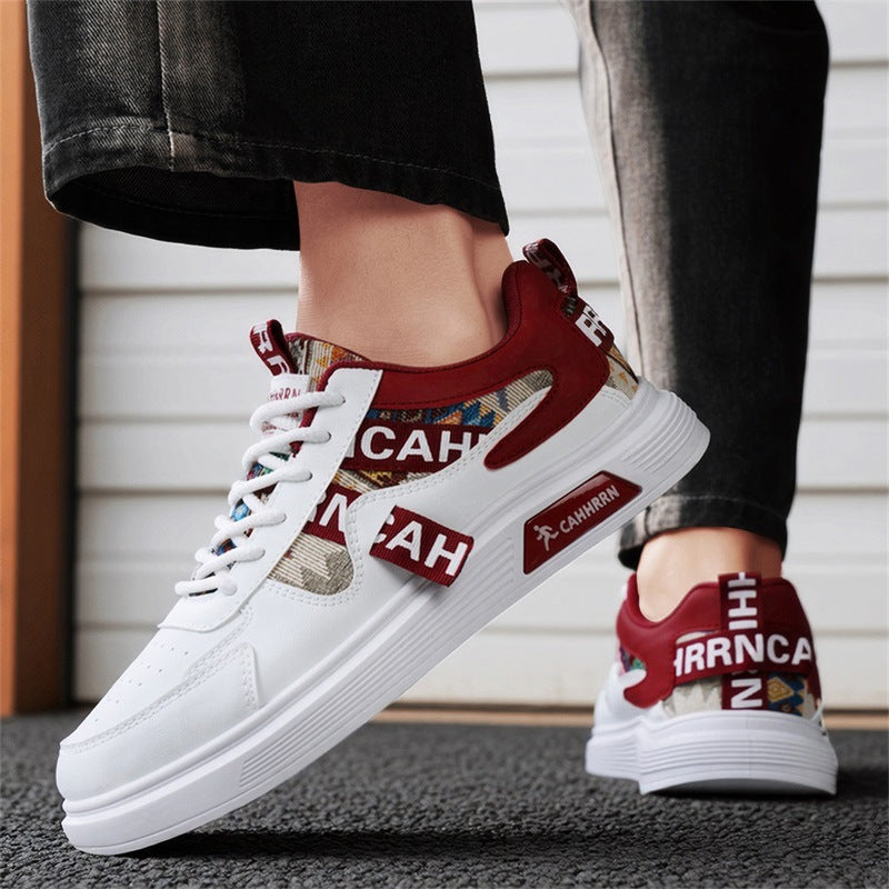 Men’s Large-Size Korean Low-Top Casual Sneakers