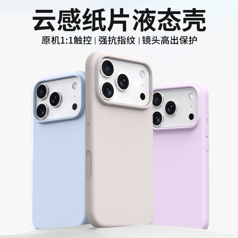 iPhone 17 Pro Max Glacier Blue Silicone Case