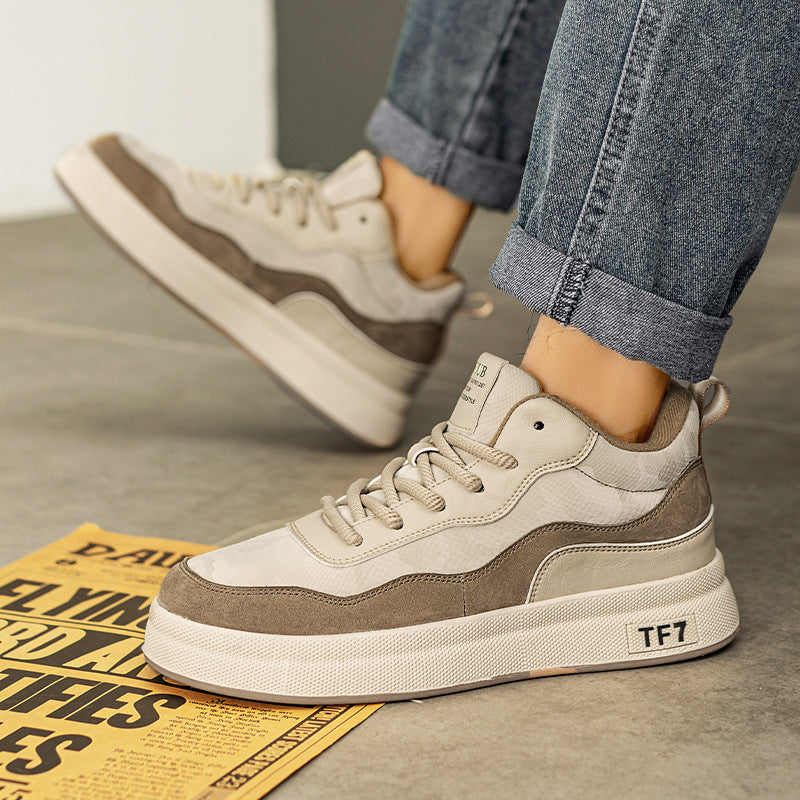 Men’s High-Top Thick-Soled Fashion Sneakers