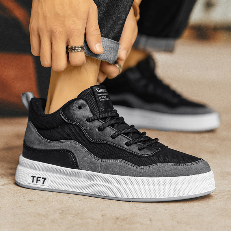 Men’s High-Top Thick-Soled Fashion Sneakers