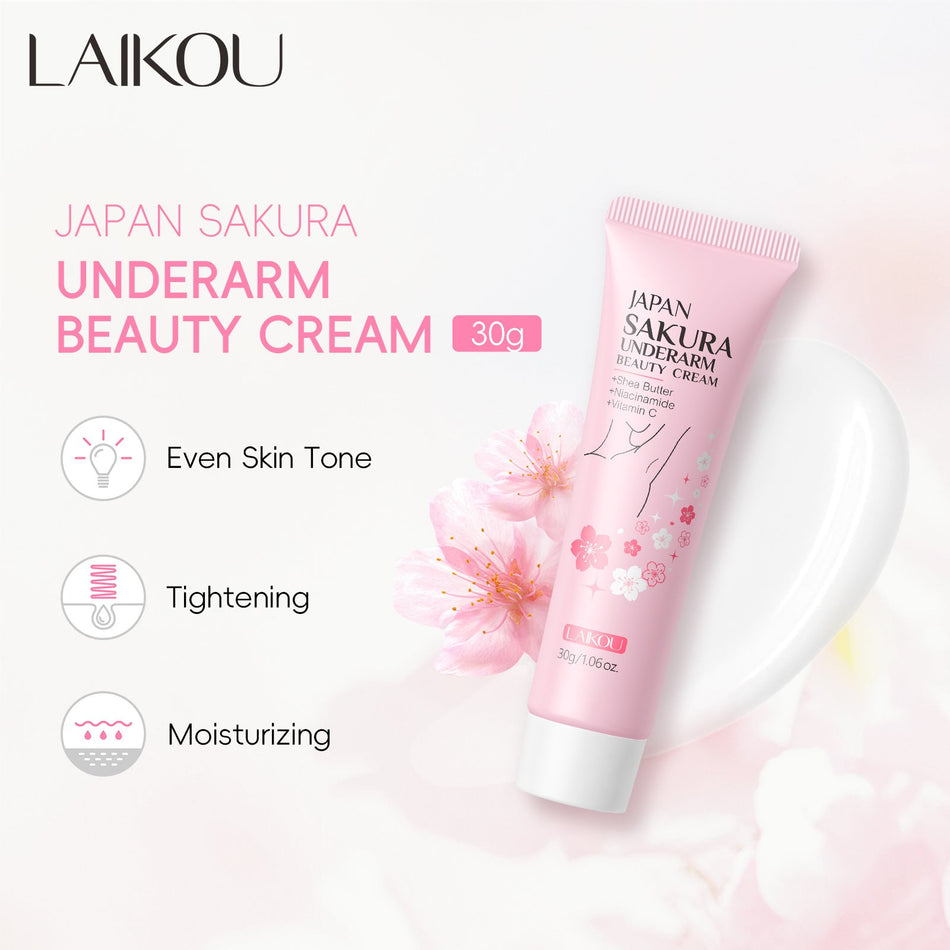 Laikou Japanese Cherry Blossom Armpit Brightening Cream 30g