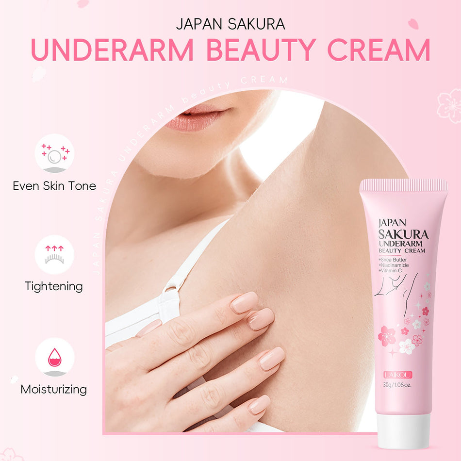 Laikou Japanese Cherry Blossom Armpit Brightening Cream 30g