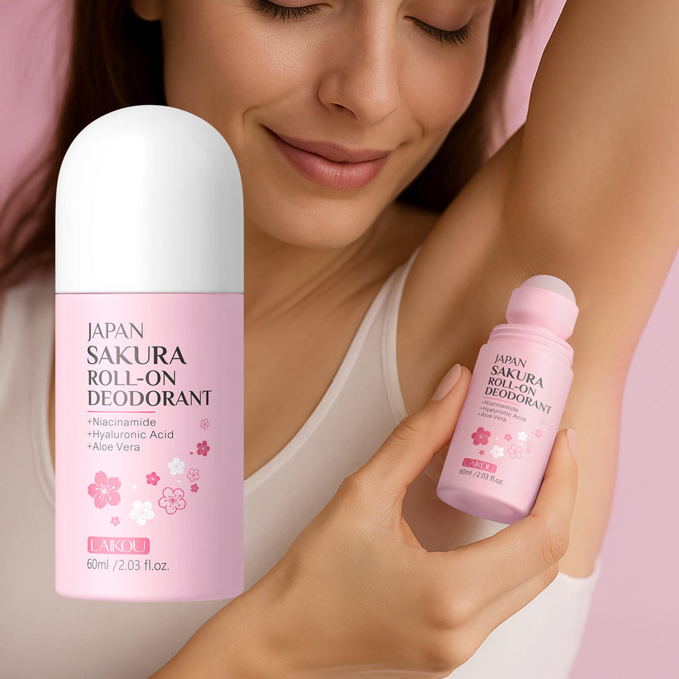 Laikou Japanese Cherry Blossom Deodorant Roller Ball 60ml