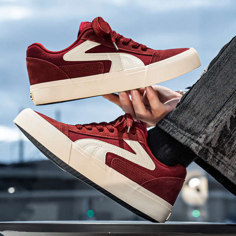 Men’s Hong Kong-Style Low-Top Retro Sneakers