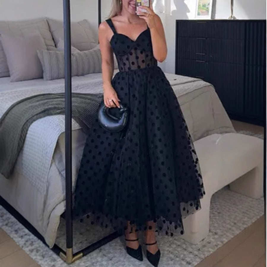 2026 Sexy Mesh Zipper Party Dress - INS Casual Loose Fashion Wear