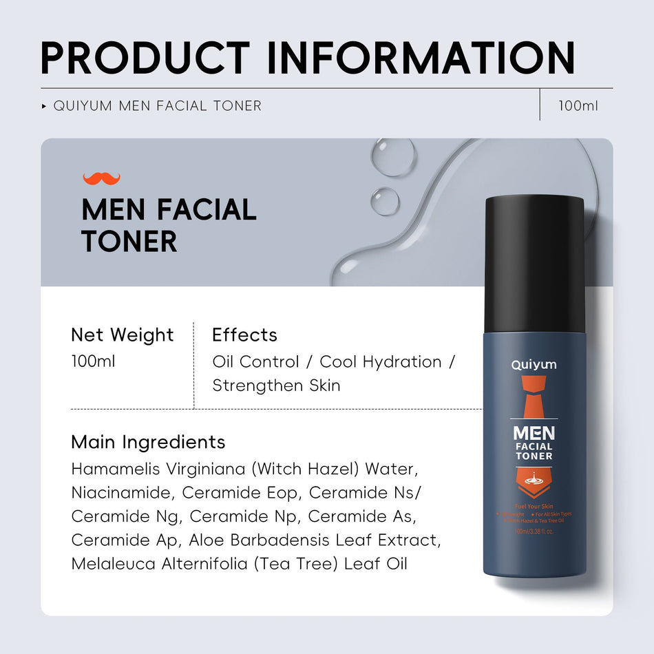 Quiyum Men’s Moisturizing Toner 100ml