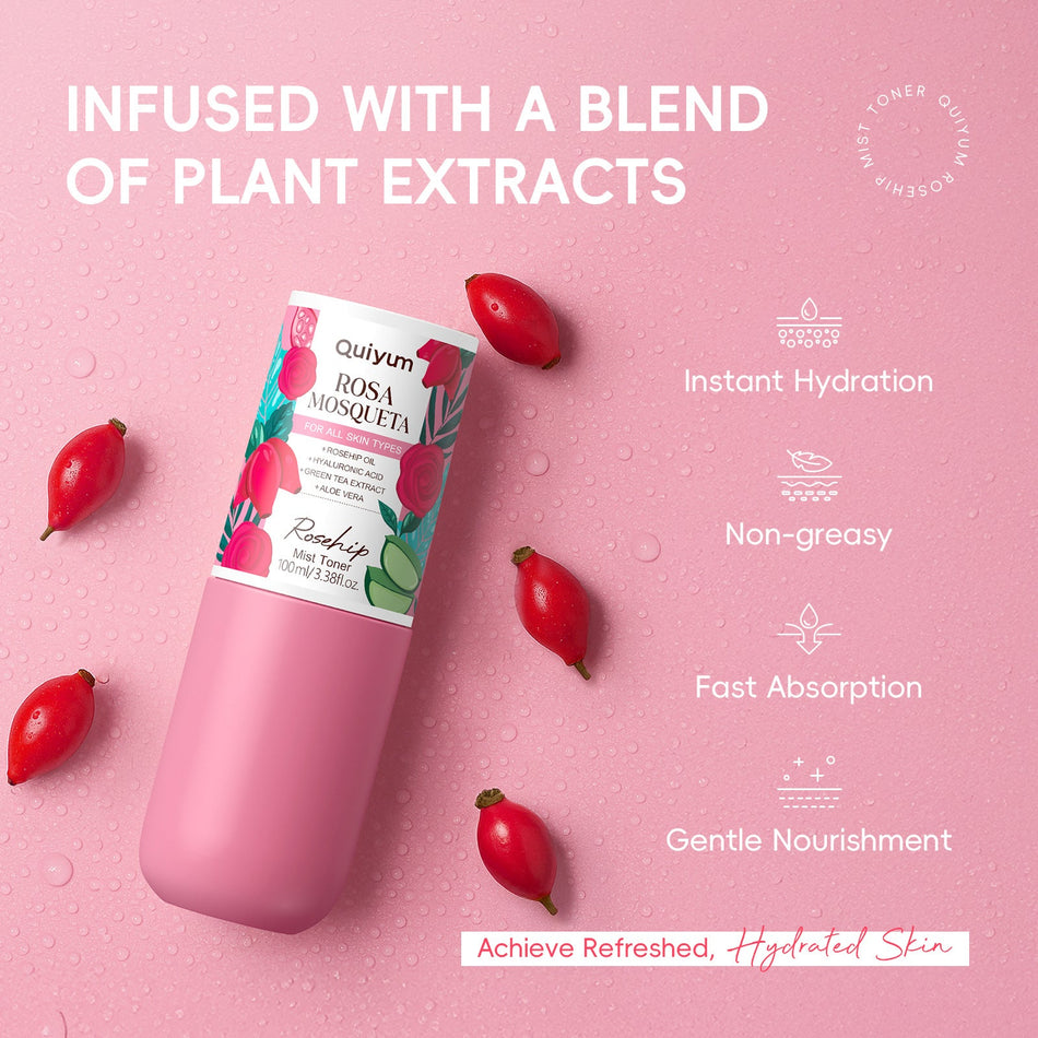Quiyum Rose Fruit Toner 100ml
