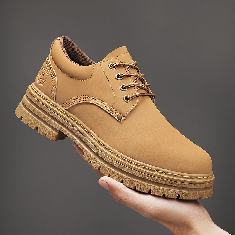 Men’s Four-Seasons Low Martin Lace-Up Casual Boots
