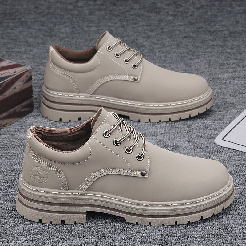 Men’s Four-Seasons Low Martin Lace-Up Casual Boots