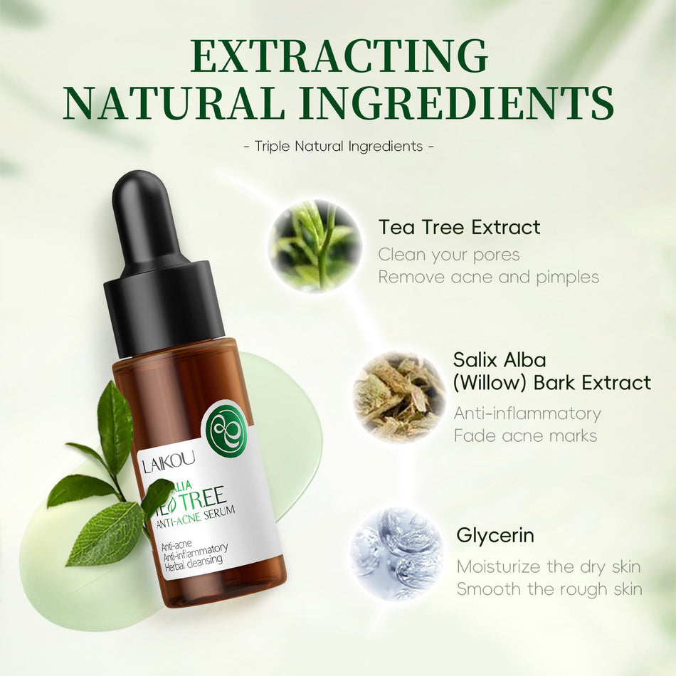 LAIKOU Tea Tree Essence 17ml | Anti-Acne & Oil Control