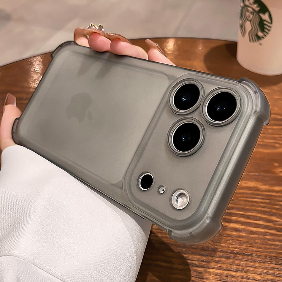 iPhone 17 Pro Max Ultra-Thin Frosted Airbag Case