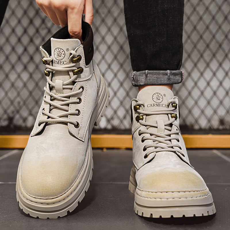 Men’s British Martin Boots – High-Top Outdoor Leather