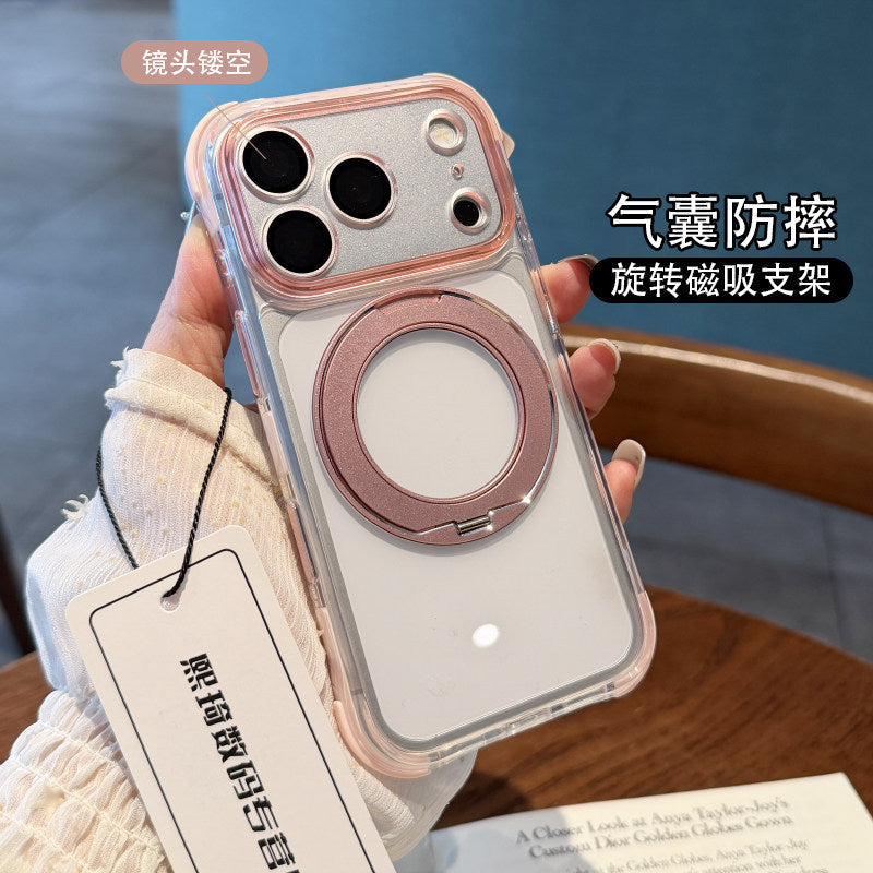 iPhone 17 Pro Max Airbag Magnetic Transparent Case