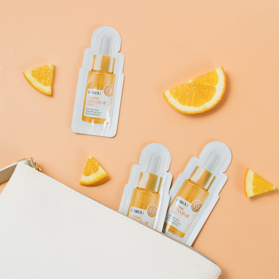 Pack of 10 LAIKOU Vitamin C Essence 1.5ml | Glow Sachets
