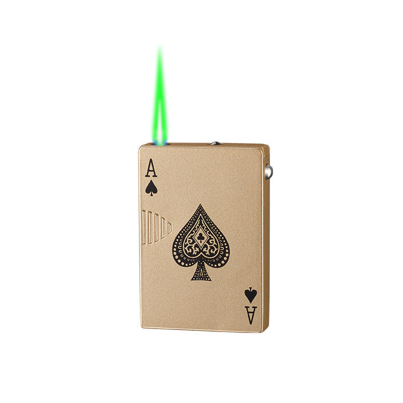 Poker Green Flame Windproof Lighter 0029 2026
