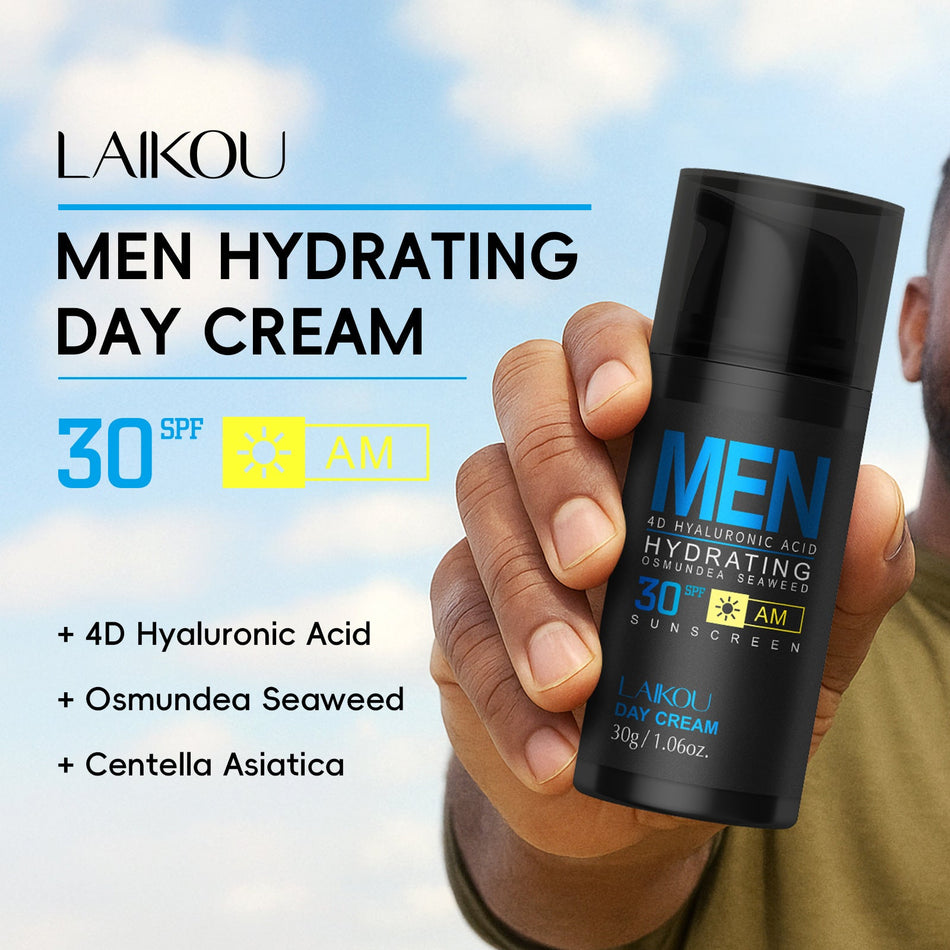 LAIKOU Men’s Day Cream SPF 30+ | Non-Greasy Moisturizer