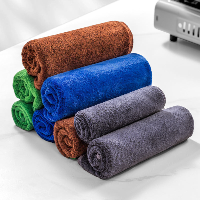 Lint Free Cleaning Towel Absorbent Quick Dry Dish Car Cloth