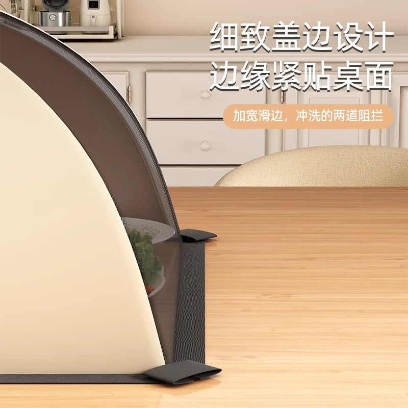 Foldable Anti Fly Mesh Food Cover Dish Cover Table Protector