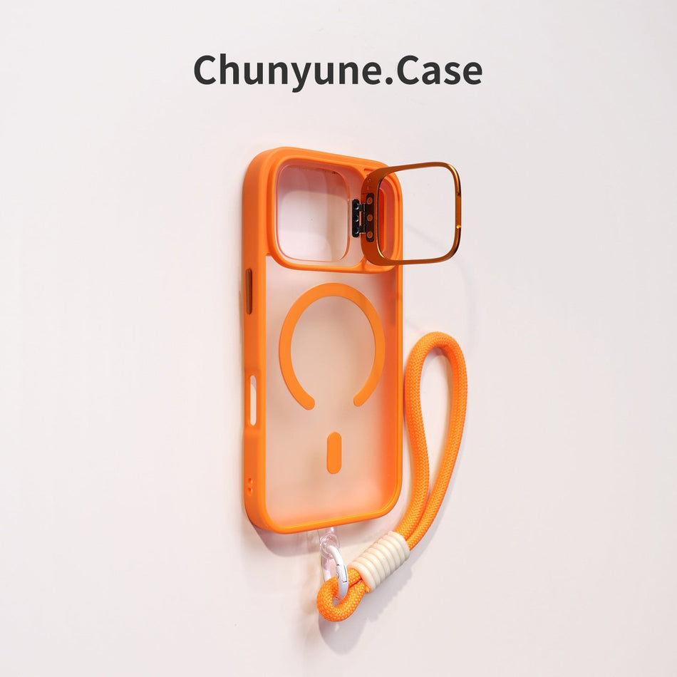 iPhone 17 Pro Max Matte Magnetic Case with Lanyard