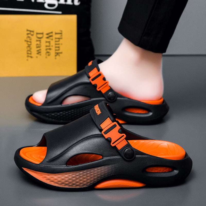 Men’s Dual-Purpose Summer Sandals – Thick-Soled Outdoor Shoes